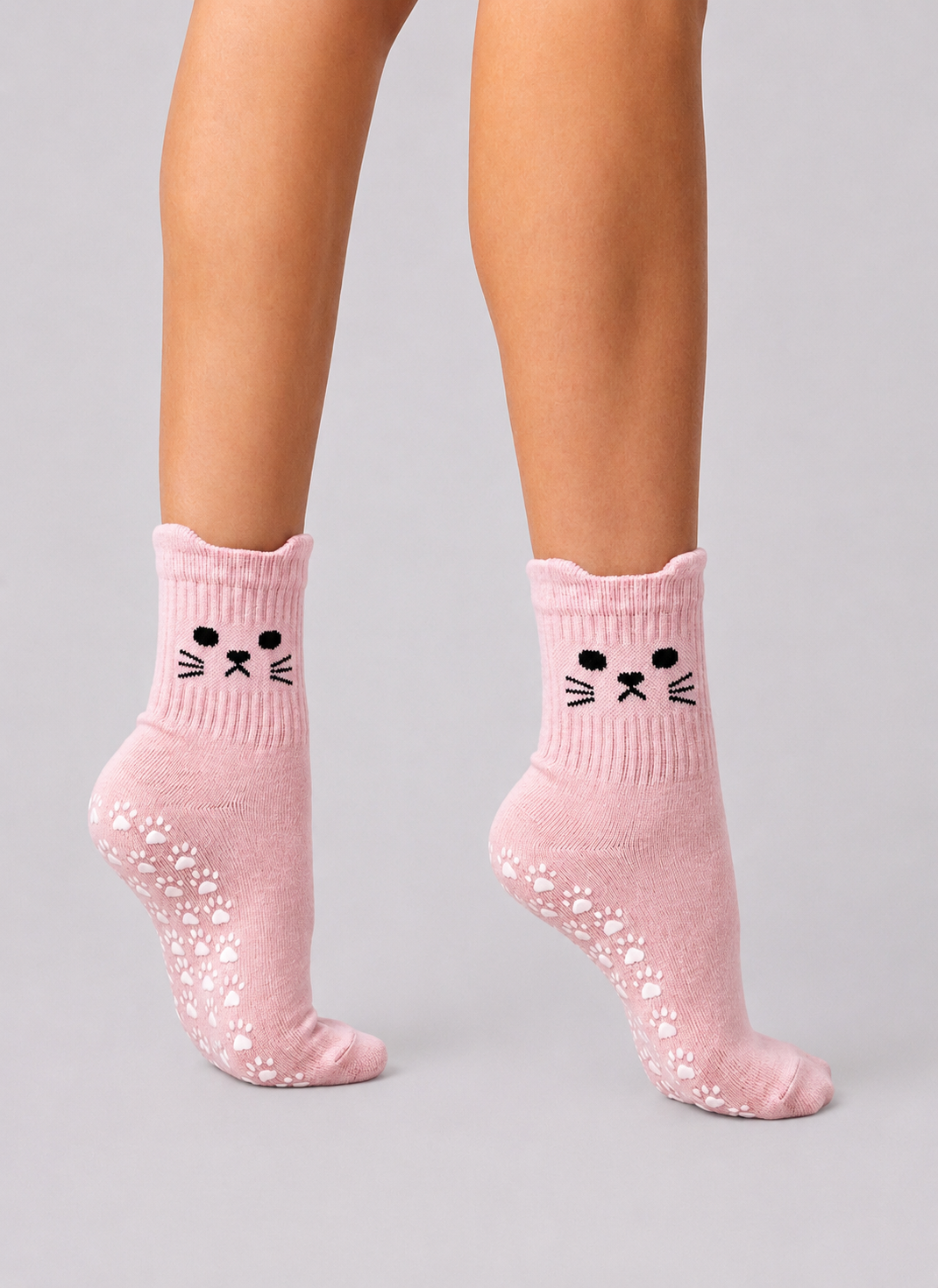 KITTY Flow Pilates Grip Socks PINK
