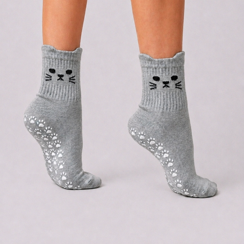 KITTY Flow Pilates Grip Socks GREY