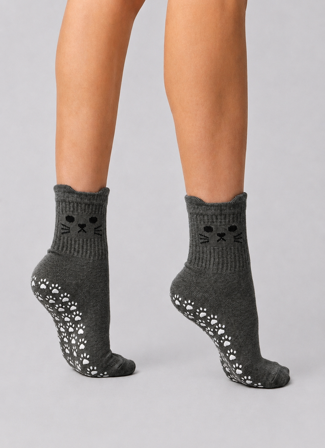 KITTY Flow Pilates Grip Socks DARK GREY