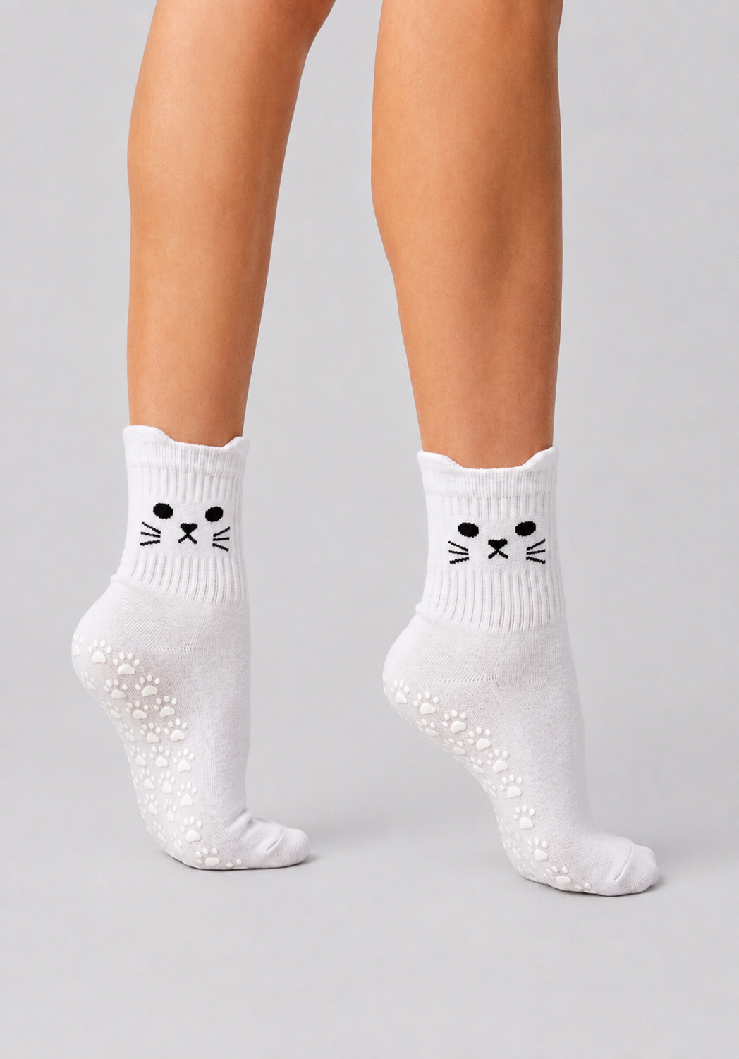 KITTY Flow Pilates Grip Socks WHITE